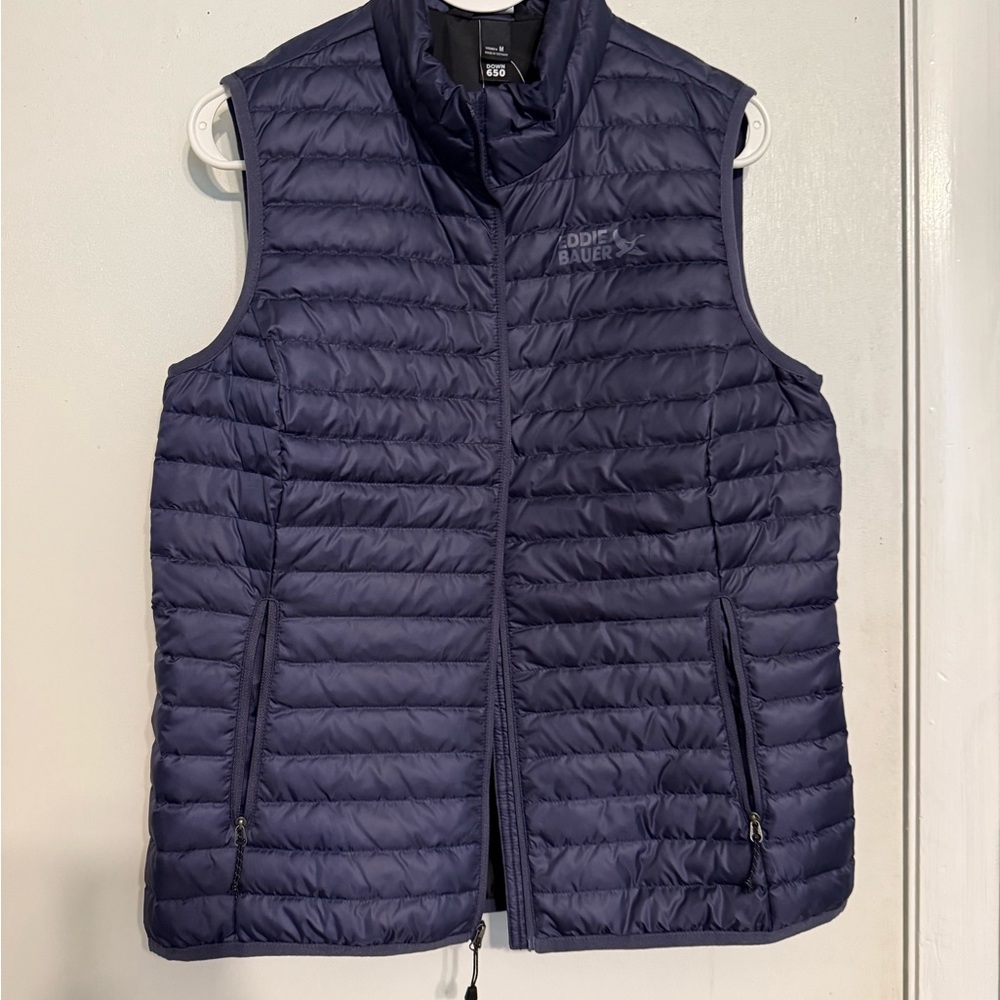 Eddie Bauer Navy Puffer Vest